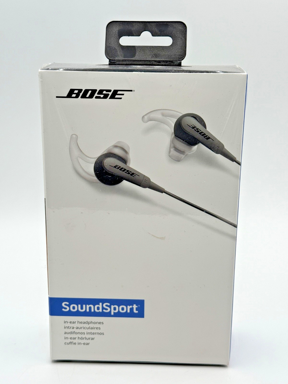 Bose SoundSport IE In-Ear Wired Headphones Charcoal Black 741776-0140 NEW